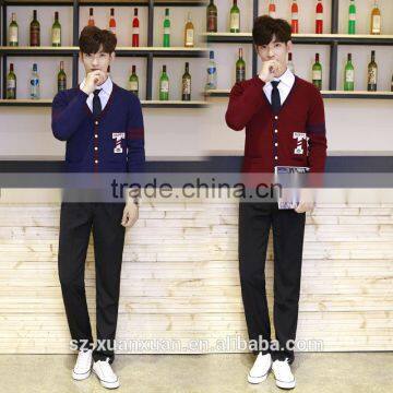Custom New Design Fashion High School Uniform for Girls and Boys