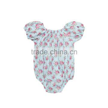 Baby Romper In China NewBorn Baby Girls Vintage Flower Jumpsuits photo-4