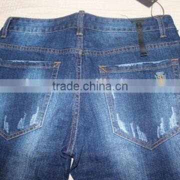 GZY Denim Printing Torn Men's Jeans and Kurti Negotiate Price Stock photo-5