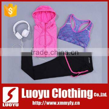 Factory Supply Fitness Wear Suit Women Sexy Yoga Bra Sport Yoga Pants photo-3