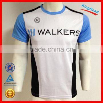 100% polyester Coolmax sports shirt, Ladies custom running jersey