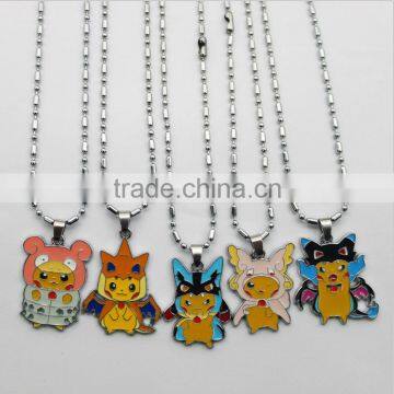 Popular custom cartoon pokemon go necklace