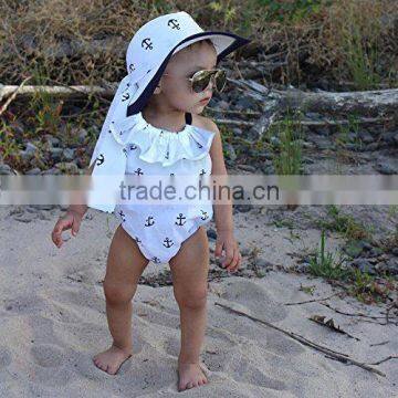 Baby Girls Clothes 2017 Hot Sale Cotton Kid Boutique Clothing Girls Printed Sets Wholesale Organic Cotton Baby Romper photo-2