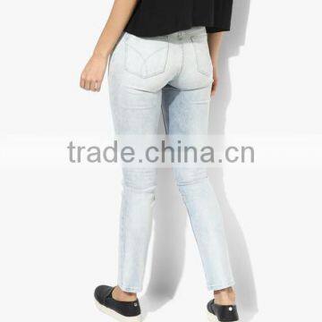 Latest Jeans Tops Girls Jeans Pent Ladies Biker Jeans photo-4