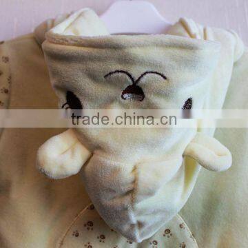 2016 Lovely New Style 100% Cotton Baby Winter Romper Long Sleeve Suit photo-5