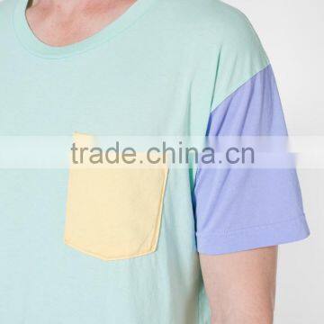 Color Block Pocket no Problem T-shirt photo-4