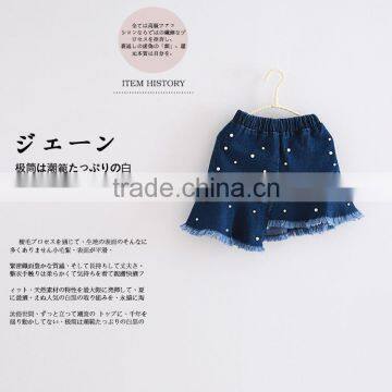 S16256A cheap price kids children girls denim skirt