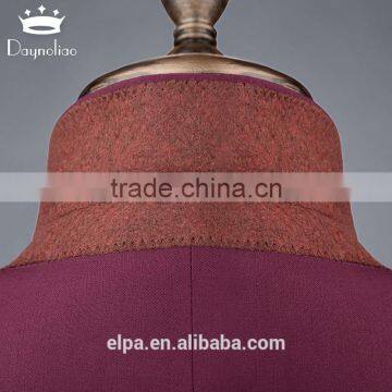 2016 New Fashion Daynoliao 2 Pieces Wholesale Suits Offical Business Red/Blue/Black Men Suits for Wedding photo-5