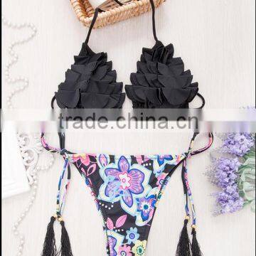 2016 SEXY HOT LADY BRAZILIAN BEAUTY CUSTOM MACRAME WHOLESALE FULLSIZE BIKINI photo-4