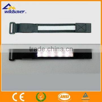 Velcro Custom Fabric Nylon LED Wristband photo-5