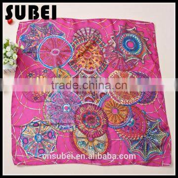 Customized Print Silk Scarf For Women photo-2