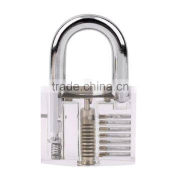 Transparent High Quality Beautiful Design Modern Style Visible Cutaway Practice Padlock Lock Training Skill photo-2
