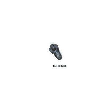 Rohs black ABS subwoofer plug and socket(DJ-001AD)