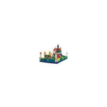 Amusement Park Waterproof Childrens Inflatable Bouncy Castle Dream Universe