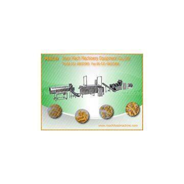 Food Grade Stainless Steel Automatic Fried Wheat Flour Snacks Machinery photo-3