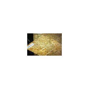 Golden Camphor Burl Wood Veneer , Natural Wood Veneer For Decoration