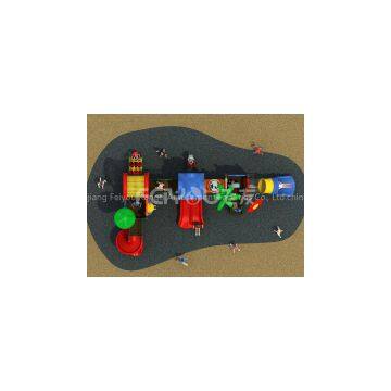 Classic Outdoor Playground Small Plastic Equipment for Funny Slide for Kids photo-2