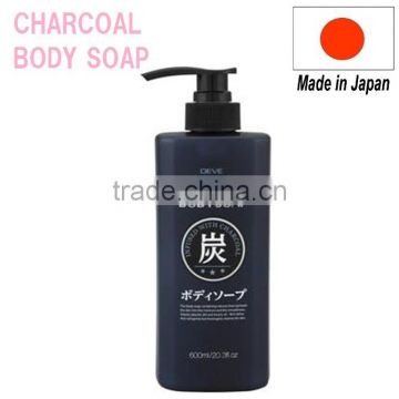 Japan Charcoal body liquid soap pump 400ml Wholesale