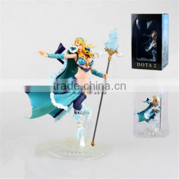 (Hot selling Game toy) Dota 2 PVC Game dolls Rylai Crestfall action figure DOTA 2 Crystal Maiden model toy