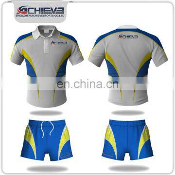 100% Spandex Breathable Quick Dry-fit T-shirts Sublimation Cricket t Shirts photo-2