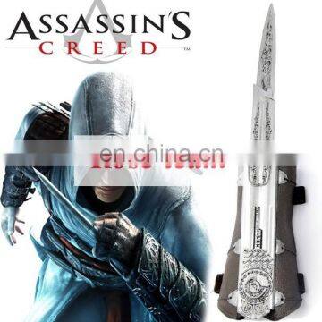 Rose-team Fantasia Anime Cosplay Lolita Dress Custom Made Assassin's Creed Ezio Autitore da Firenze Hidden Blade 1Cosplay Weapon