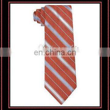 stripe silk & microfiber business necktie