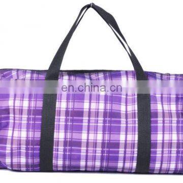 Casual Travel Bag With Handle Cylinder Foldable Sport Bag