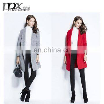 Fashion dress woolen clothes designs for ladies coat winter overalls for adults