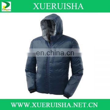 mens winter down cotton padded jacket in nylon shell