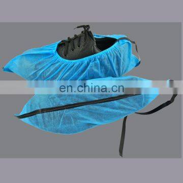 Esd Premium Anti-Slip Polypropylene One-Size Disposable Conductive Ribbon Non-Woven ESD Shoe Cover C0804