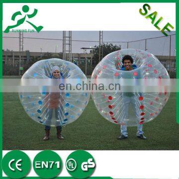 Hot!! Funny Toys! TPU/PVC inflatable soccer game,inflatable body ball,bubble