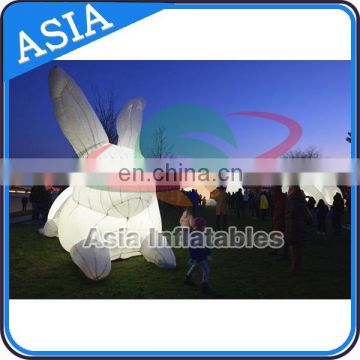 Advertising Inflatable Cartoon Character Toys Rabbit for Theme Park/ popular inflatable Rabbit mascot