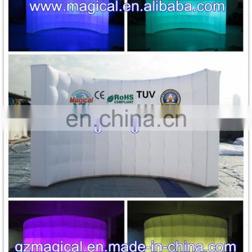 LED air inflatable wall partition room divider