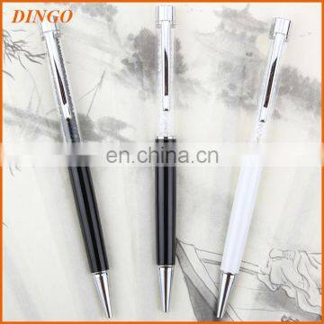 Promotional hotel pen metal twist ball pen slim