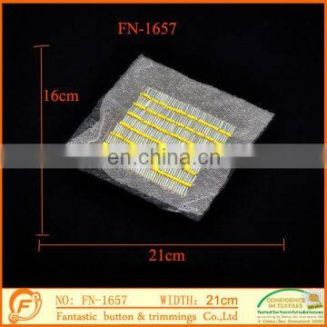 beautiful nice beads shoulder mark for garment in high quality