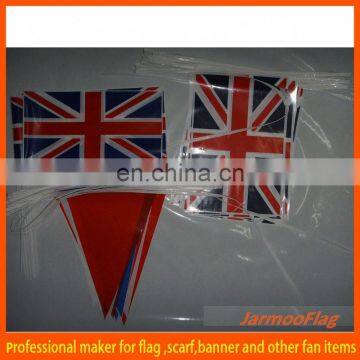 customized plastic string flag banner