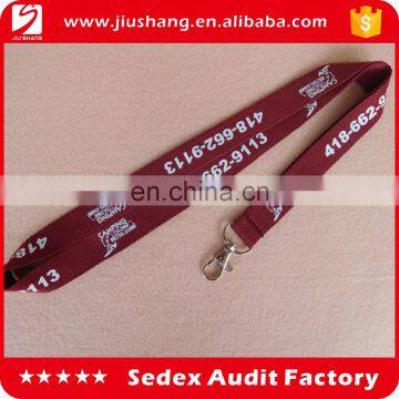 Various Styles Custom Personalized Printing Zip Lanyard