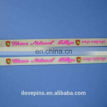 adjustable soft pvc rubber bracelet, Ghana national college rubber wristband