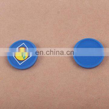 BSCI SGS 2017 High Quality Promotional Printed Plastic Pound Coin photo-6
