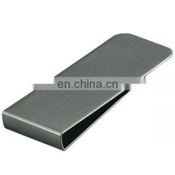 Cool Stainless Steel Gold Plating Money Clip Laser Engraved Cash Clip photo-5