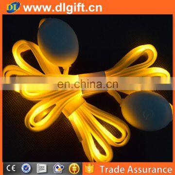 2017 New Lights Flashing Luminous Glow in the Dark Platube Shoelaces Light up Shoe Lace Led Shoelace