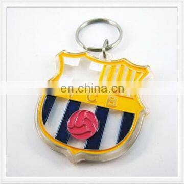 2014New product promotional gift acrylic keychain factory