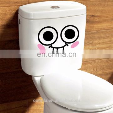 Bathroom toilet seat stickers home decoration waterproof toilet decals