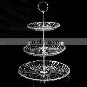 High Quanlity 4-Tier 4-Layers Clear Acrylic Cake Display Stand Tray