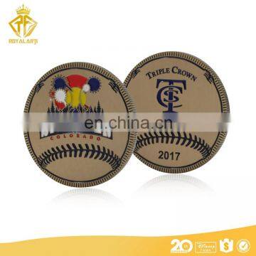 2017 New Design Tennis Shape Custom Coin For Sparkler