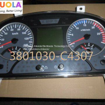 Dongfeng Tianlong Instrument Cluster 3801030-C4307 Auto Meter
