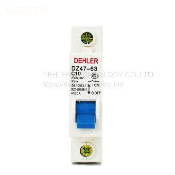 Dz47-63 C10 1p Miniature Circuit Breaker Household Low Pressure Air Switch photo-4