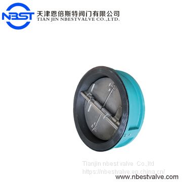 H77J-10Q 6 Inch Stainless Steel Wafer Butterfly Check Valve