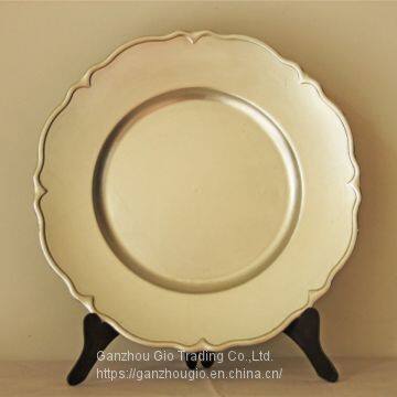 Christmas Plate Plastic Charger Plate Made in China YF-60041 photo-2