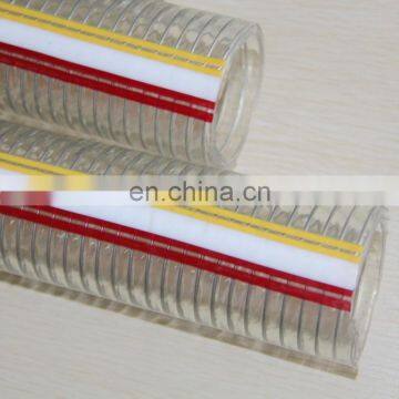 China Supplier Produce Reinforced Spiral Transparent PVC Steel Wire Hose For Oil And Gas photo-7